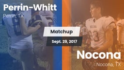 Matchup: Perrin-Whitt vs. Nocona  2017