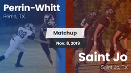 Matchup: Perrin-Whitt vs. Saint Jo  2019