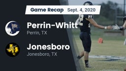 Recap: Perrin-Whitt  vs. Jonesboro  2020