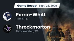Recap: Perrin-Whitt  vs. Throckmorton  2020