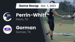 Recap: Perrin-Whitt  vs. Gorman  2021