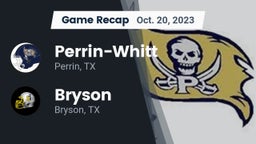 Recap: Perrin-Whitt  vs. Bryson  2023