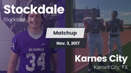 Matchup: Stockdale vs. Karnes City  2017