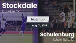 Matchup: Stockdale vs. Schulenburg  2018