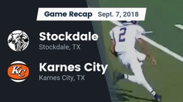 Recap: Stockdale  vs. Karnes City  2018