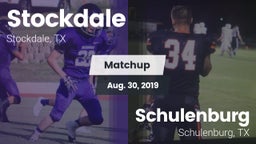 Matchup: Stockdale vs. Schulenburg  2019