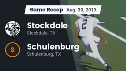 Recap: Stockdale  vs. Schulenburg  2019