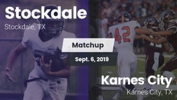 Matchup: Stockdale vs. Karnes City  2019