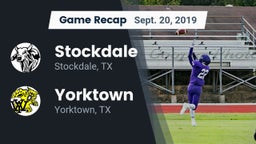 Recap: Stockdale  vs. Yorktown  2019