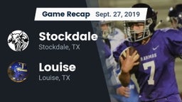 Recap: Stockdale  vs. Louise  2019