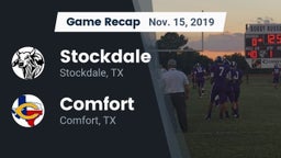 Recap: Stockdale  vs. Comfort  2019