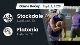 Recap: Stockdale  vs. Flatonia  2020