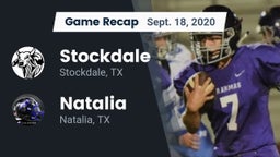 Recap: Stockdale  vs. Natalia  2020