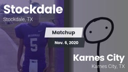 Matchup: Stockdale vs. Karnes City  2020