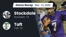 Recap: Stockdale  vs. Taft  2020