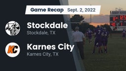 Recap: Stockdale  vs. Karnes City  2022