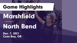 Marshfield  vs North Bend  Game Highlights - Dec. 7, 2021