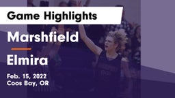 Marshfield  vs Elmira  Game Highlights - Feb. 15, 2022