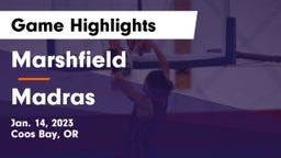 Marshfield  vs Madras  Game Highlights - Jan. 14, 2023