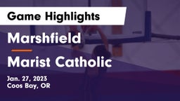 Marshfield  vs Marist Catholic  Game Highlights - Jan. 27, 2023