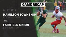 Recap: Hamilton Township  vs. Fairfield Union  2016