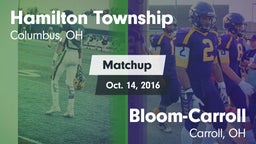 Matchup: Hamilton Township vs. Bloom-Carroll  2016