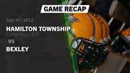 Recap: Hamilton Township  vs. Bexley  2012