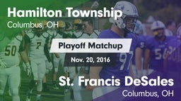 Matchup: Hamilton Township vs. St. Francis DeSales  2016