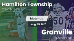 Matchup: Hamilton Township vs. Granville  2017