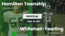 Matchup: Hamilton Township vs. Whitehall-Yearling  2017