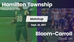 Matchup: Hamilton Township vs. Bloom-Carroll  2017