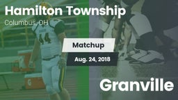 Matchup: Hamilton Township vs. Granville  2018