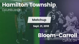 Matchup: Hamilton Township vs. Bloom-Carroll  2018