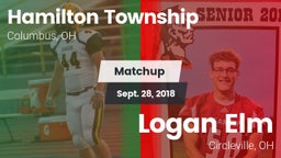 Matchup: Hamilton Township vs. Logan Elm  2018