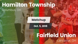 Matchup: Hamilton Township vs. Fairfield Union  2018