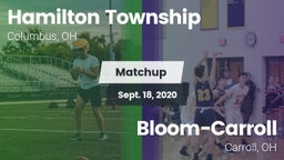 Matchup: Hamilton Township vs. Bloom-Carroll  2020