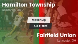 Matchup: Hamilton Township vs. Fairfield Union  2020
