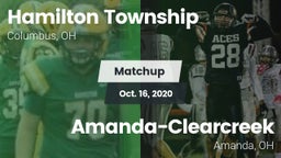Matchup: Hamilton Township vs. Amanda-Clearcreek  2020