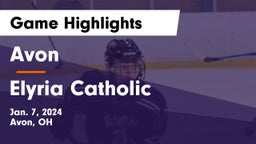 Avon  vs Elyria Catholic  Game Highlights - Jan. 7, 2024