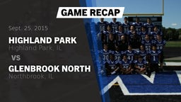 Recap: Highland Park  vs. Glenbrook North  2015