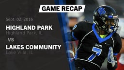 Recap: Highland Park  vs. Lakes Community  2016