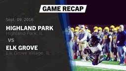 Recap: Highland Park  vs. Elk Grove  2016