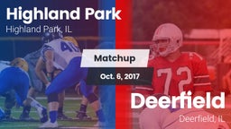Matchup: Highland Park vs. Deerfield  2017