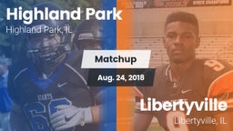 Matchup: Highland Park vs. Libertyville  2018