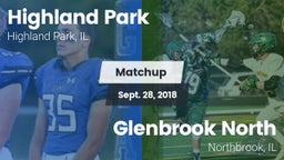 Matchup: Highland Park vs. Glenbrook North  2018