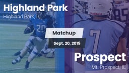 Matchup: Highland Park vs. Prospect  2019
