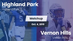 Matchup: Highland Park vs. Vernon Hills  2019