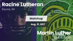 Matchup: Racine Lutheran vs. Martin Luther  2017