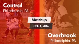 Matchup: Central vs. Overbrook  2016