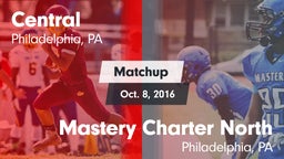 Matchup: Central vs. Mastery Charter North  2016